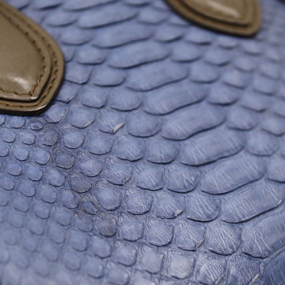 Celine Luggage Shopper Two Tone Python Leather - image 6